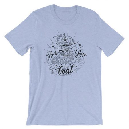 Float your boat ice blue mens tshirt