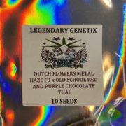 Dutch Flowers Metal Haze F3 x Old School Red & Purple Chocolate Thai cannabis seeds